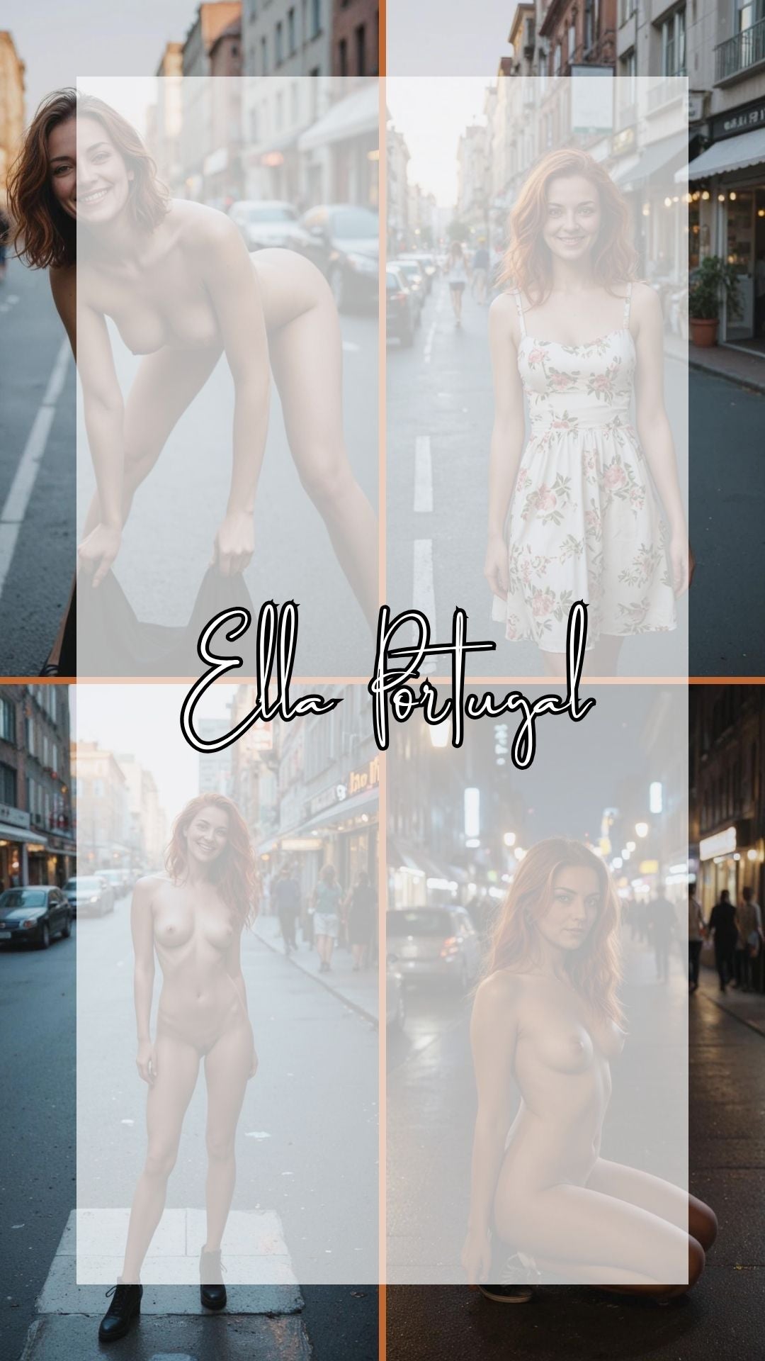 Feliz na Rua - 4 Wallpapers AI Sexy