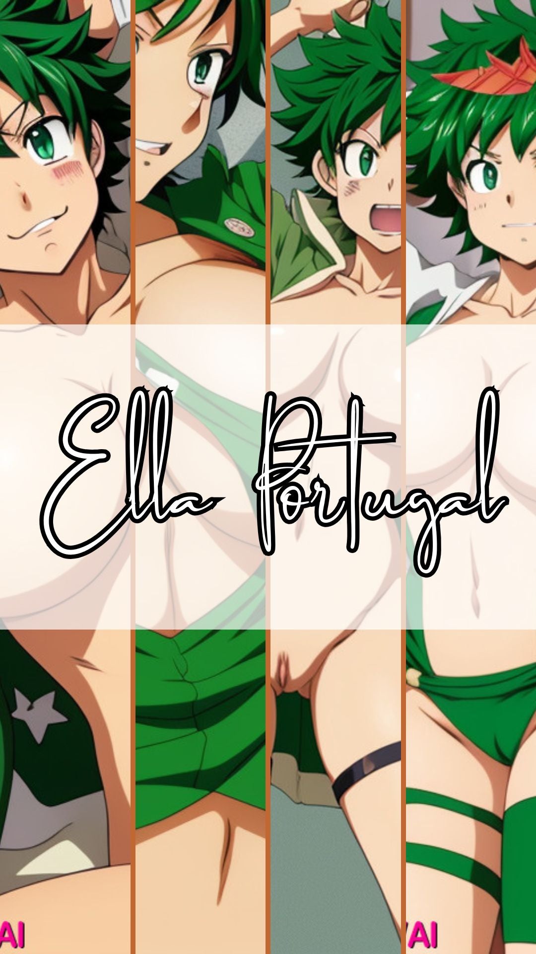 Valentina Green - 4 Wallpapers AI Cartoon e Hentai