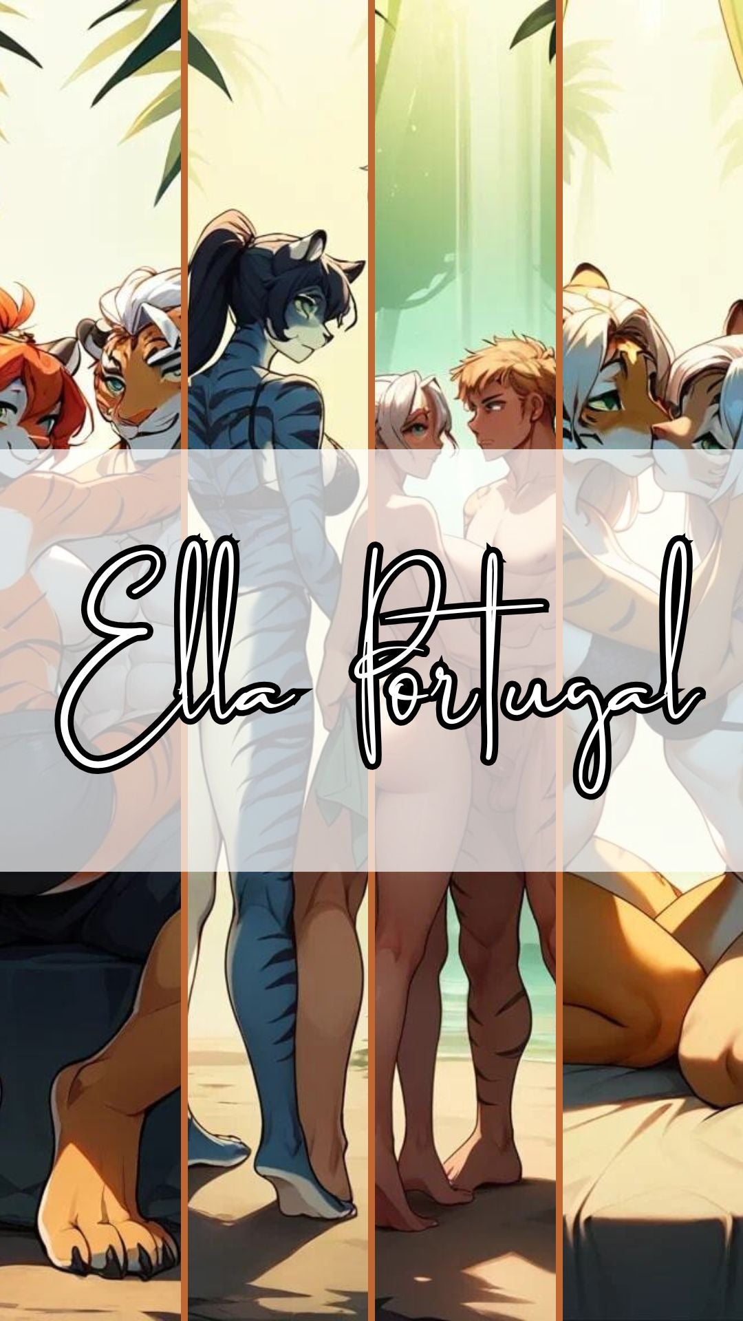 Trocas na Selva - 4 Wallpapers AI Cartoon e Hentai