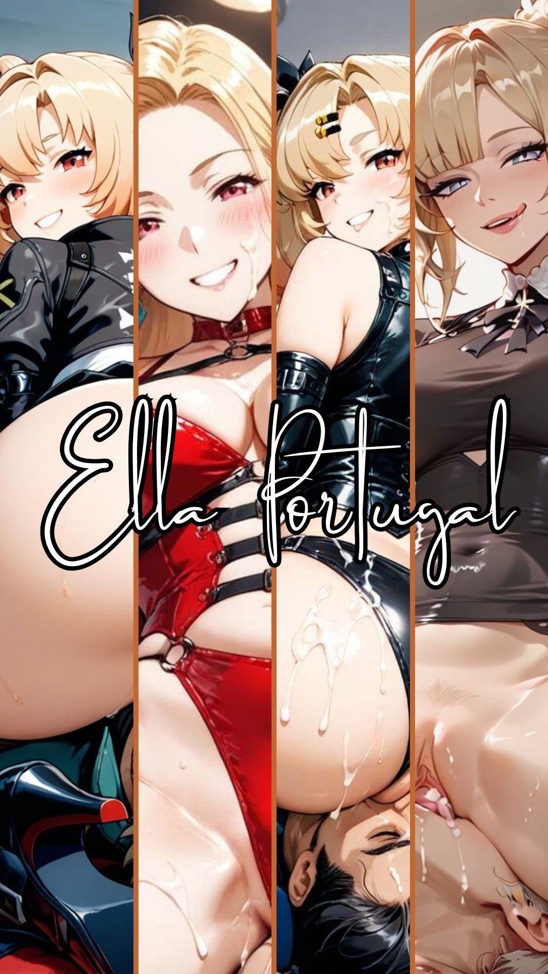Sentando no Rosto - 4 Wallpapers AI Cartoon e Hentai
