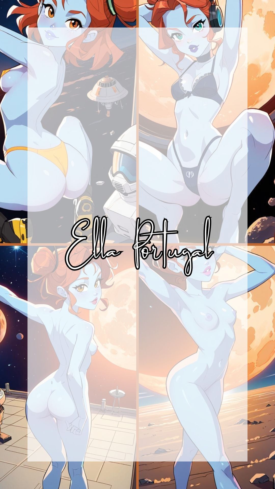 De Outro Planeta - 4 Wallpapers AI Cartoon e Hentai