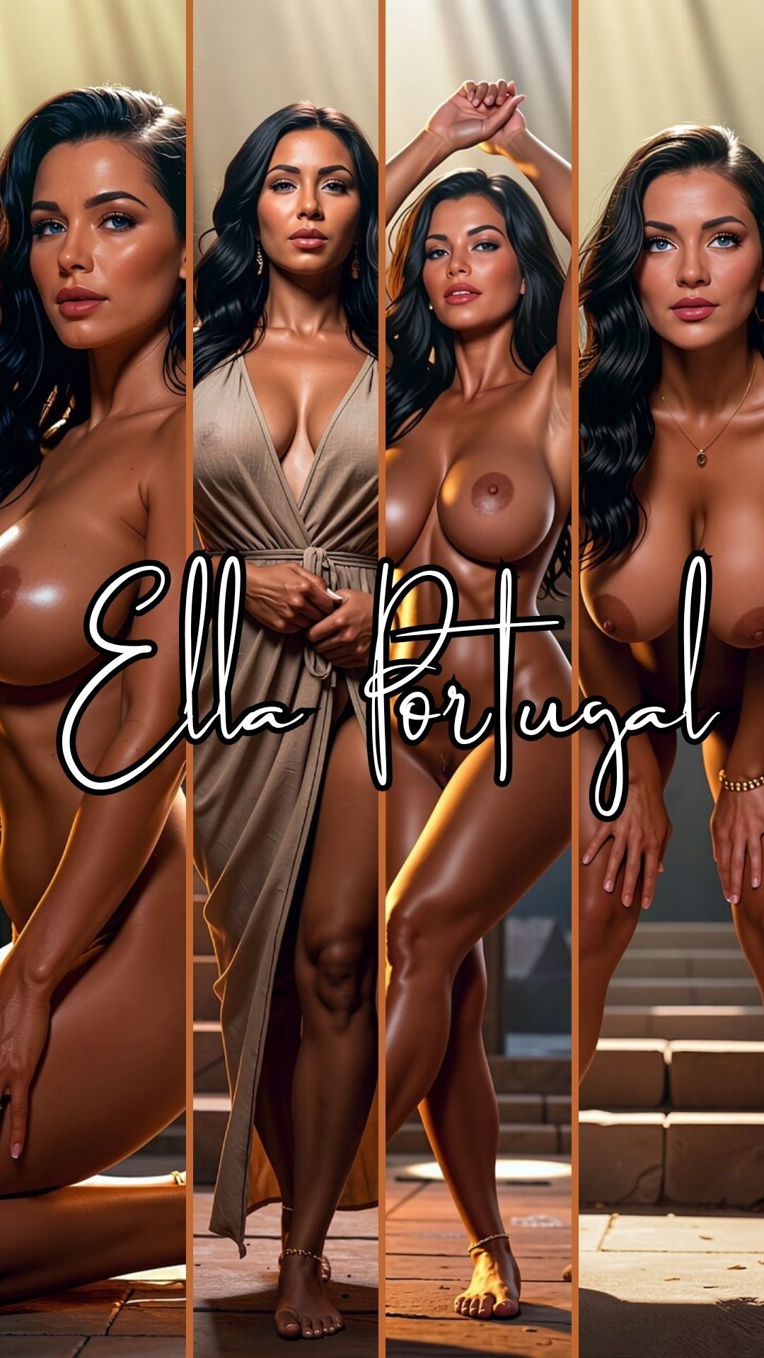 Rainha Morena do Egito - 4 Wallpapers AI Sexy